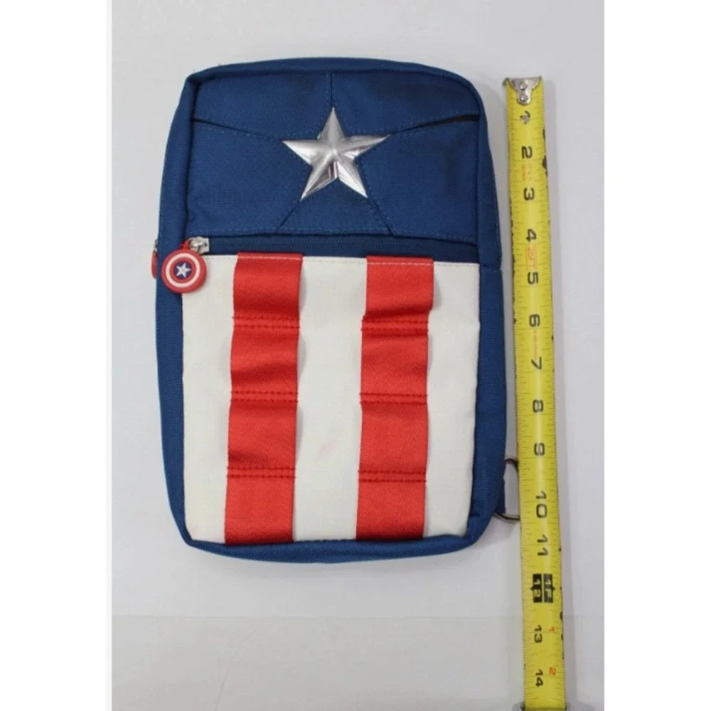 Disney Parks Marvel Captain America Sling Small Messenger Shoulder Bag Backpack